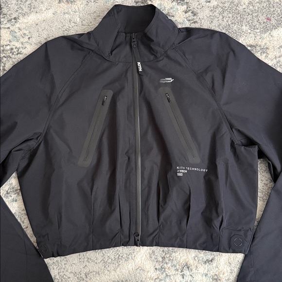 Kith Performance Binx Bolero Track Jacket in Black Size Small - Picture 2 of 14